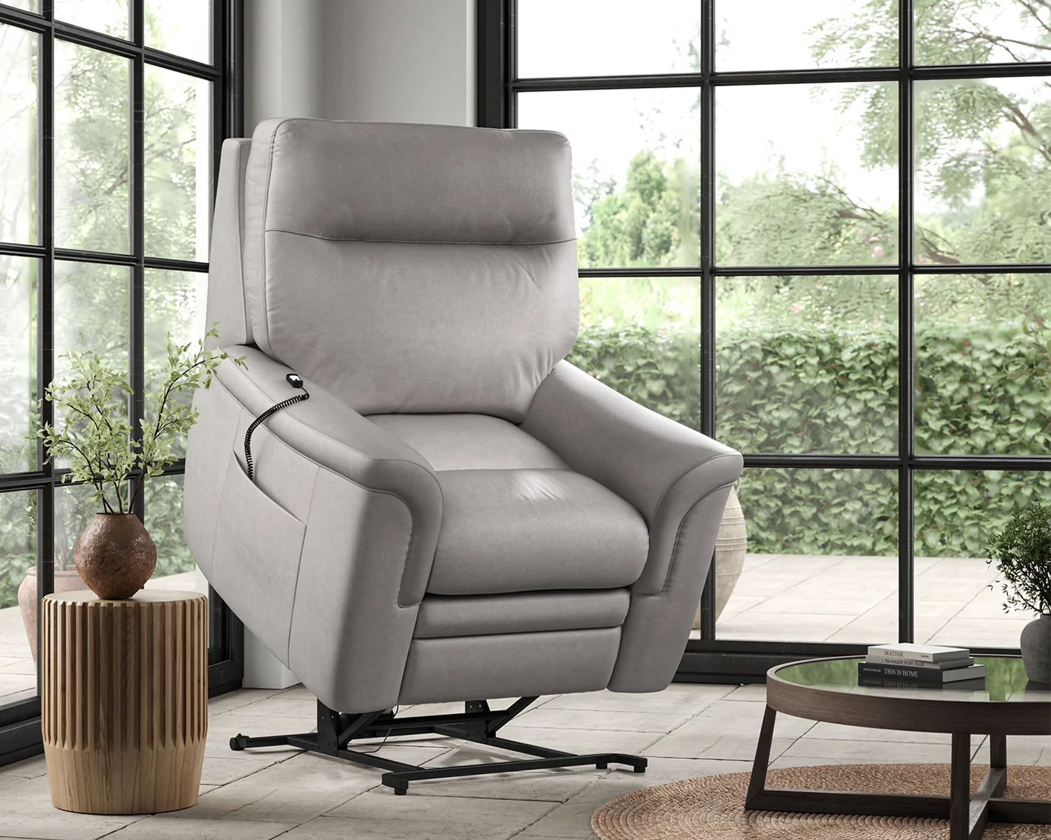Parker Knoll Leather Rise and Recline
